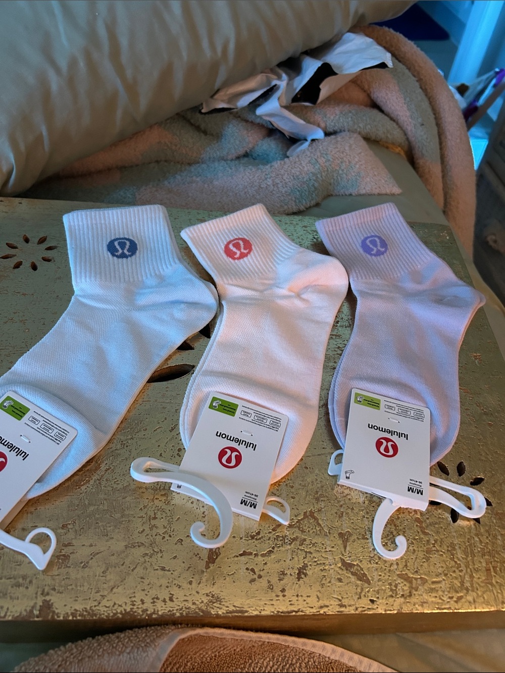 Lululemon Women's socks size M( shoe size7-9)Power Stride Ankle Socks